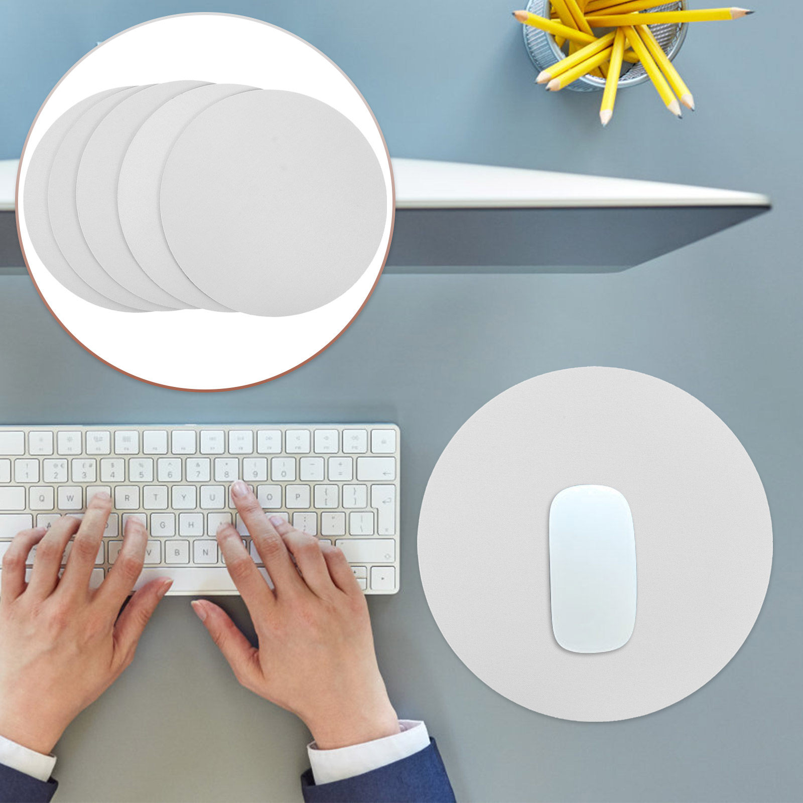 Mouse Pad Blank Sublimation - 5 قطع من وسادة الماوس الكبيرة