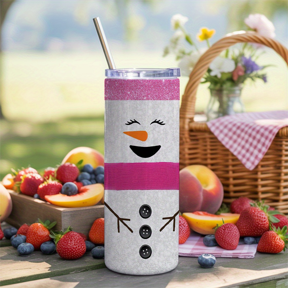 كوب حراري كبير سعة 20 أونصة بت - مراجعة Tumbler 20Oz White وسعره