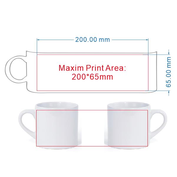 كوب قهوة سيراميك صغير ، صورة و - مراجعة Sublimation Mug White وسعره