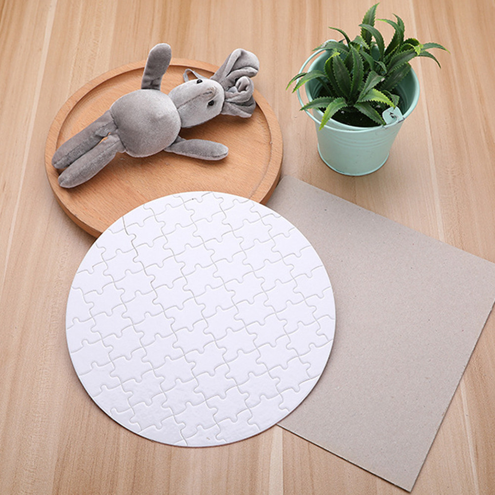 4 قطع من قطع الألغاز البيضاء ا - مراجعة Puzzle Blank White وسعره