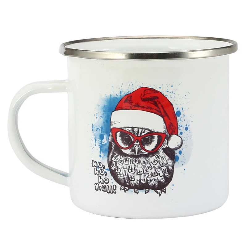 كوب قهوة مطلي بالمينا سعة 350  - مراجعة Sublimation Mug White وسعره